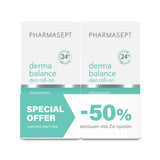 Pharmasept Balance Mild Deo Roll-On 24h Protection Απαλό Αποσμητικό Special Offer -50% Στο 2ο Προϊόν (2x50ml)