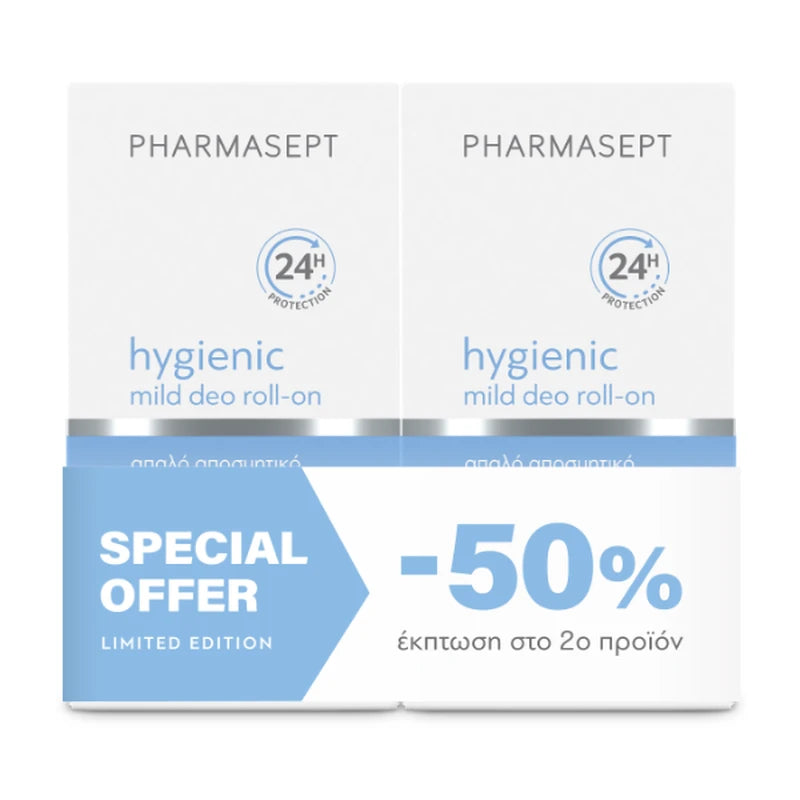 Pharmasept Hygienic Mild Deo Roll-On -50% στο 2ο προϊόν