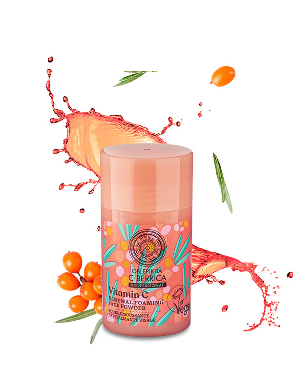 Natura Siberica Oblepikha C-Berrica Vitamin C Αφρώδης Πούδρα Προσώπου Ανανέωσης 35gr