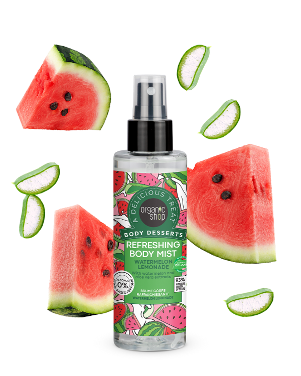 Natura Siberica Organic Shop Body Desserts Watermelon Lemonade Αναζωοηονητικό Body Mist 200ml