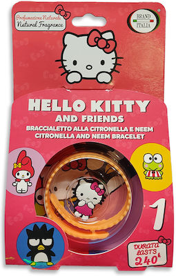 Brand Italia Hello Kitty Εντομοαπωθητικό Βραχιόλι Πορτοκαλί για Παιδιά 1τμχ