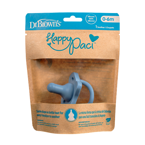 Dr Brown's Πιπίλα Σιλικόνης 0m+ Σιέλ 1τμχ