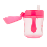 Dr Brown's Κύπελλο με Καπάκι & Λαβές Ροζ 180ml, 6m+