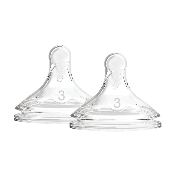 Dr Brown's Θηλές για Μπιμπερό Options+ με Φαρδύ Λαιμό 6m+ 2τμχ