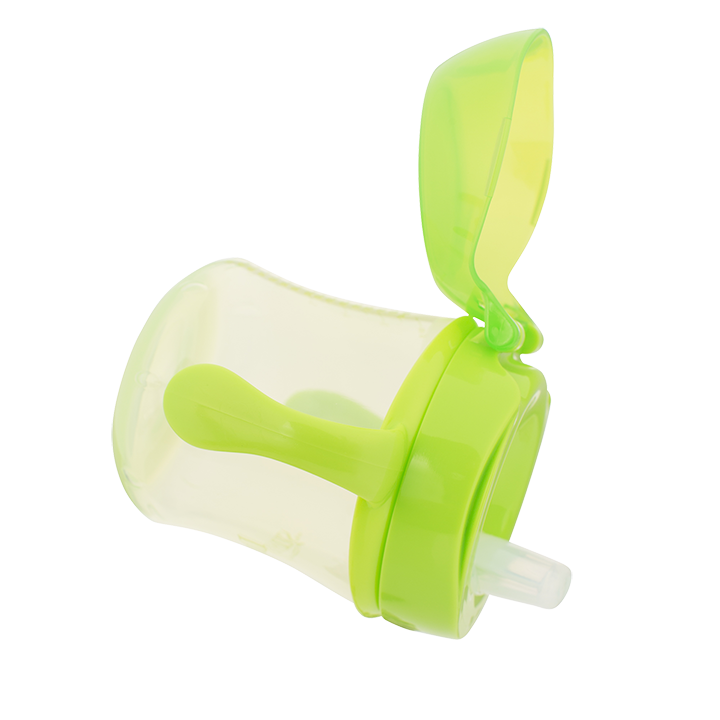 Dr Brown's Κύπελλο με Καπάκι & Λαβές Λαχανί 180ml, 6m+