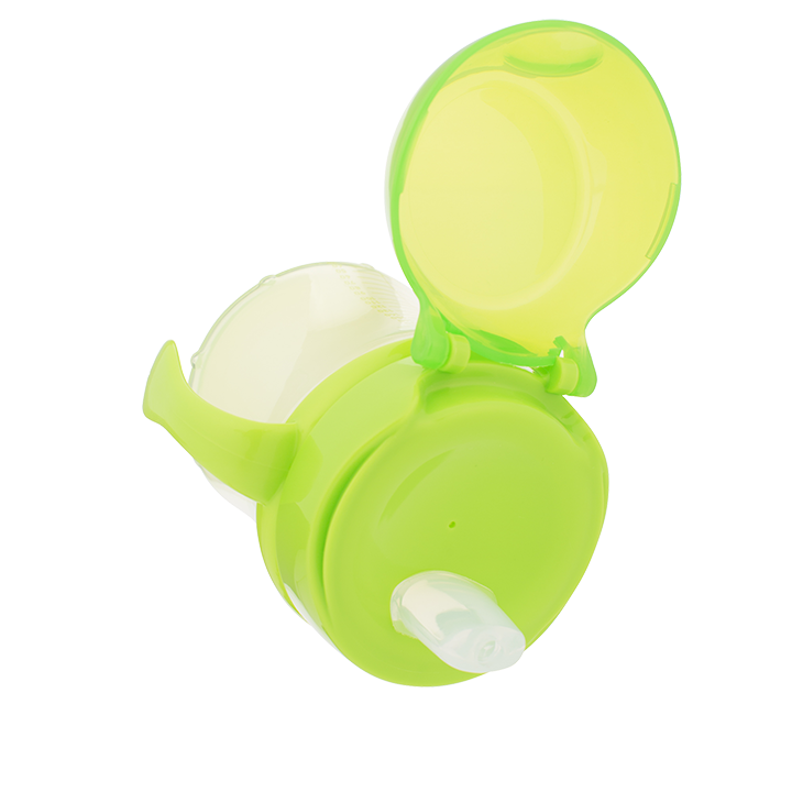 Dr Brown's Κύπελλο με Καπάκι & Λαβές Λαχανί 180ml, 6m+