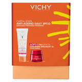 Vichy Promo Pack Capital Soleil Anti-Ageing 3-in-1 SPF50+ 50ml & ΔΩΡΟ Collagen Specialist 16 Day Cream 15ml