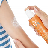 Εφαρμογή του Vichy Capital Soleil Kids Cell Protect SPF50+ στο παιδικό δέρμα