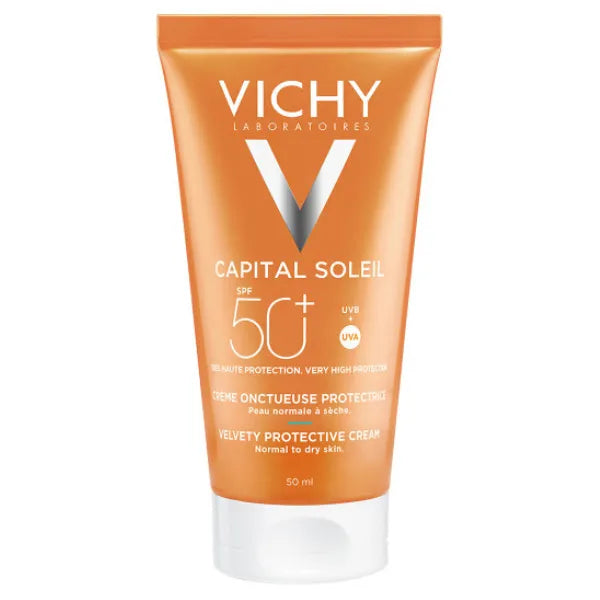 Αντηλιακή κρέμα Vichy Capital Soleil SPF50+ για κανονική προς ξηρή επιδερμίδα