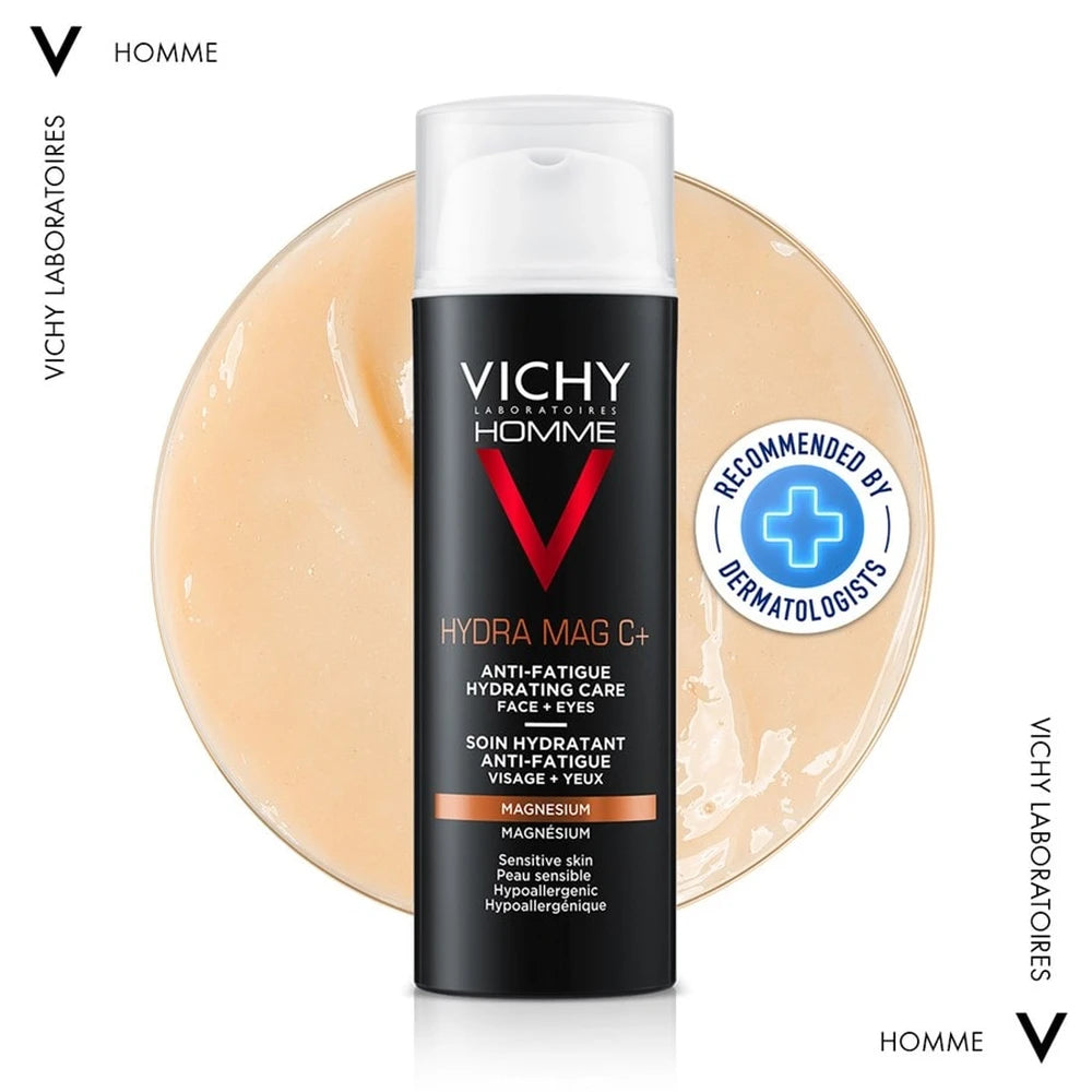 Vichy Homme Hydra Mag C+ με σύσταση και έγκριση από δερματολόγους
