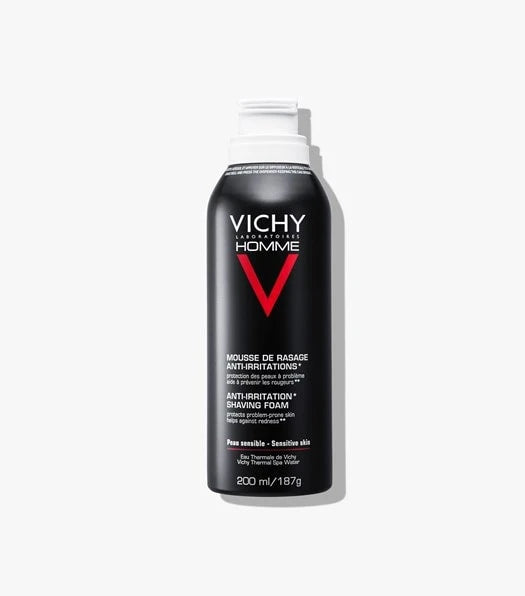 Vichy Homme Sensi Shave Αφρός Ξυρίσματος για Ευαίσθητη Επιδερμίδα 200ml