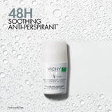 Vichy Soothing 48H Αποσμητικό Roll-On αποτελεσματικότητα