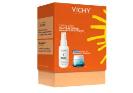 Vichy Capital Soleil UV-Clear SPF50+ με Mineral 89 - πλευρική προβολή σετ