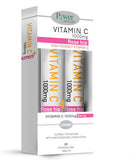 Power Health Vitamin C 1000mg Plus Rose Hip Με Στέβια 2x20 Αναβράζοντα Δισκία