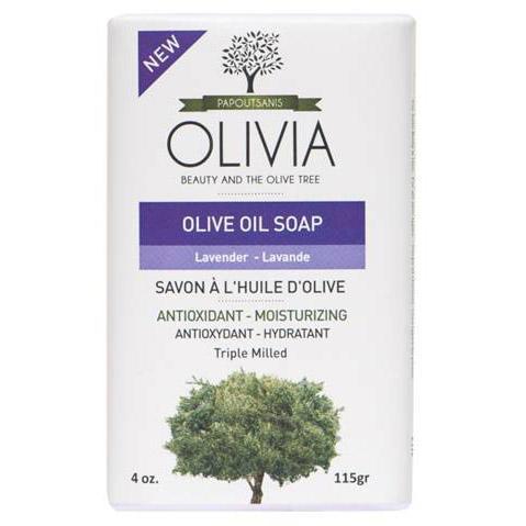 Papoutsanis Olivia Λευκό Σαπούνι Ελαιολάδου - Λεβάντα 115gr
