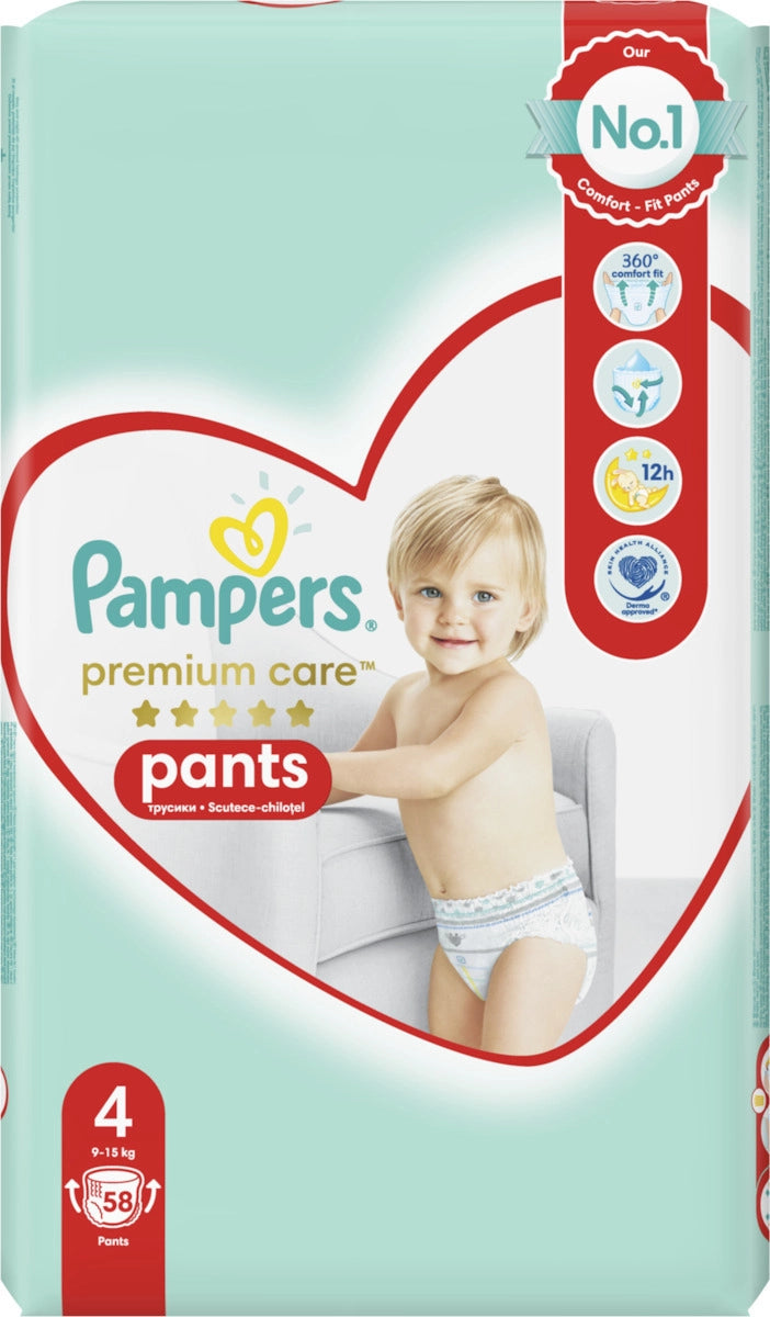 Pampers Premium Care Pants No 4 (9-15kg) 38 Τεμαχια