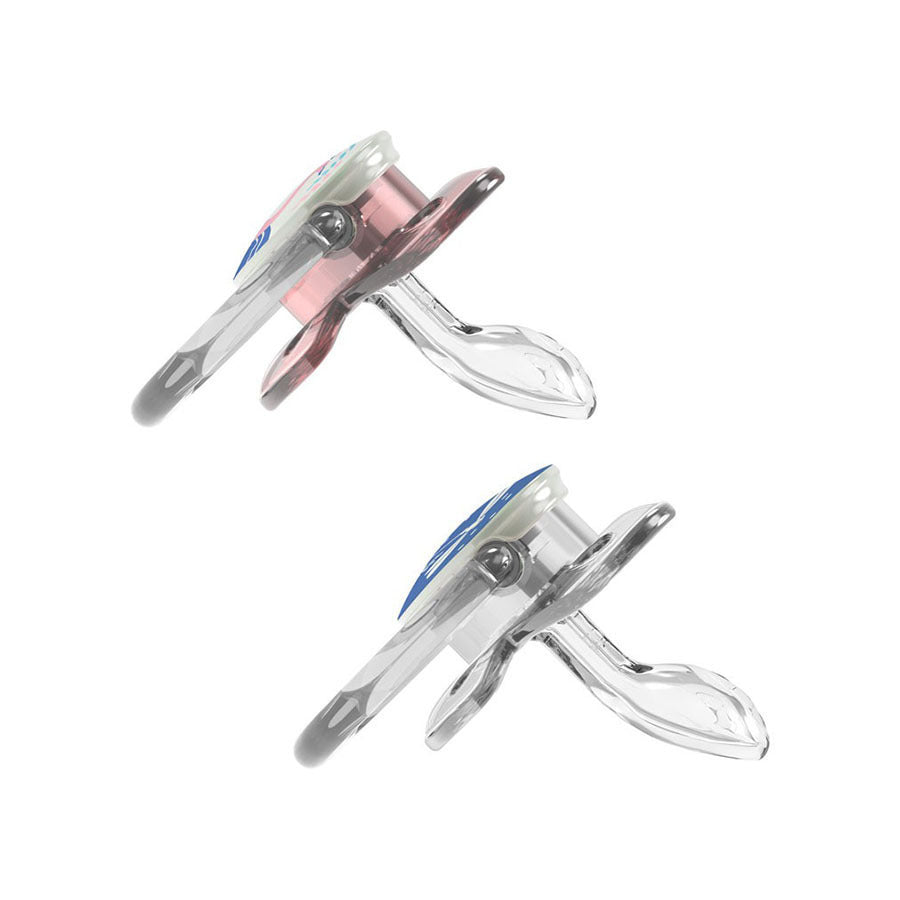 Dr Brown's Ορθοδοντικές Πιπίλες Σιλικόνης για 0-6 μηνών Νυκτός Κύκνος / Λιβελούλα 2τμχ