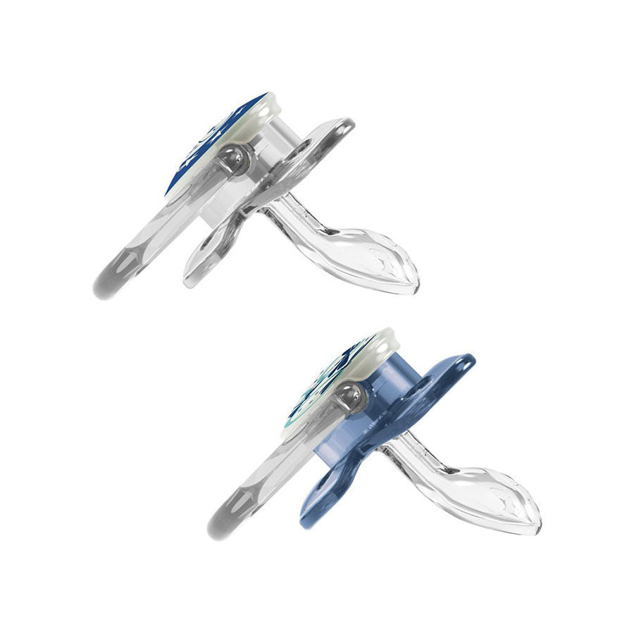 Dr Brown's Ορθοδοντικές Πιπίλες Σιλικόνης για 0-6 μηνών Νυκτός Λιβελούλα Μπλε 2τμχ