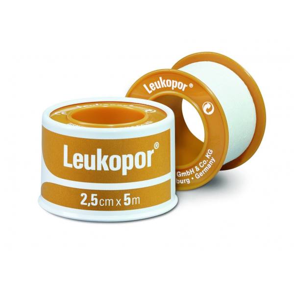 BSN Medical Leukopor 2.5cmx5m 1 Τεμάχιο