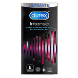 Durex Intense Ribbed And Dotted Προφυλακτικά 6 Τεμάχια