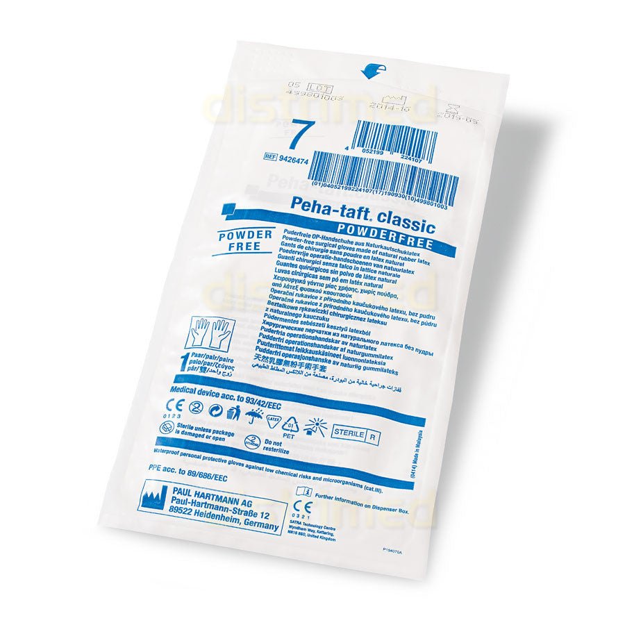 Hartmann Peha-taft Classic Χειρουργικά Γάντια Μιας Χρήσης Χωρίς Πούδρα