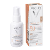 Vichy Capital Soleil UV-Age Daily SPF50+ Λεπτόρευστο Αντηλιακό Κατά Της Φωτογήρανσης Με Χρώμα 40ml