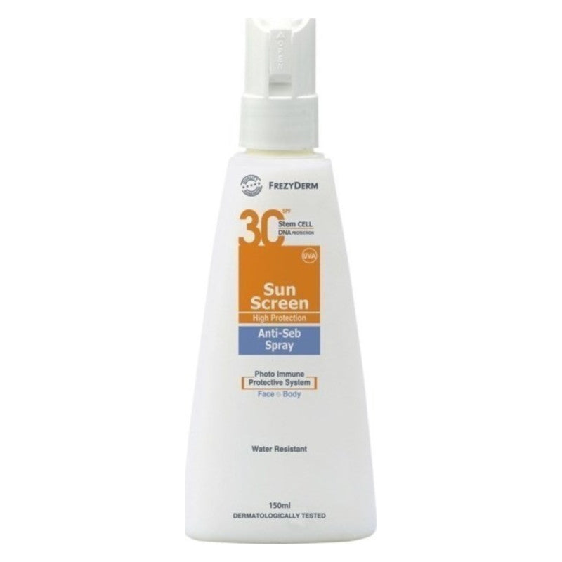 Frezyderm Sun Screen Anti-Seb Spray SPF30 150ml