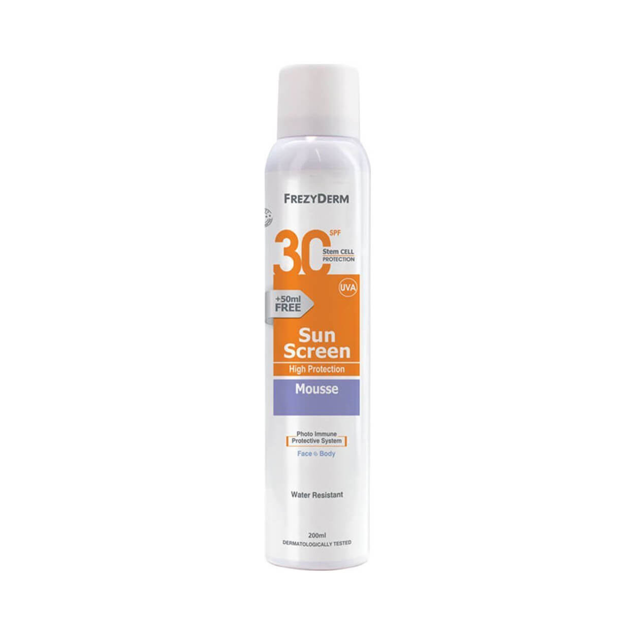 Frezyderm Sun Screen Mousse SPF30 200ml