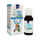 Intermed D3 Fix Drops + K2 In Olive Oil - Oral Solution Drops 12mL