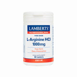 Lamberts L–Arginine HCI 1000mg (Ελεύθερης Μορφής) 90 Ταμπλέτες