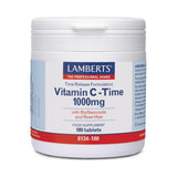 Lamberts Vitamin C Time Release 1000mg 180 ταμπλέτες Με προσθήκη βιοφλαβονοειδών