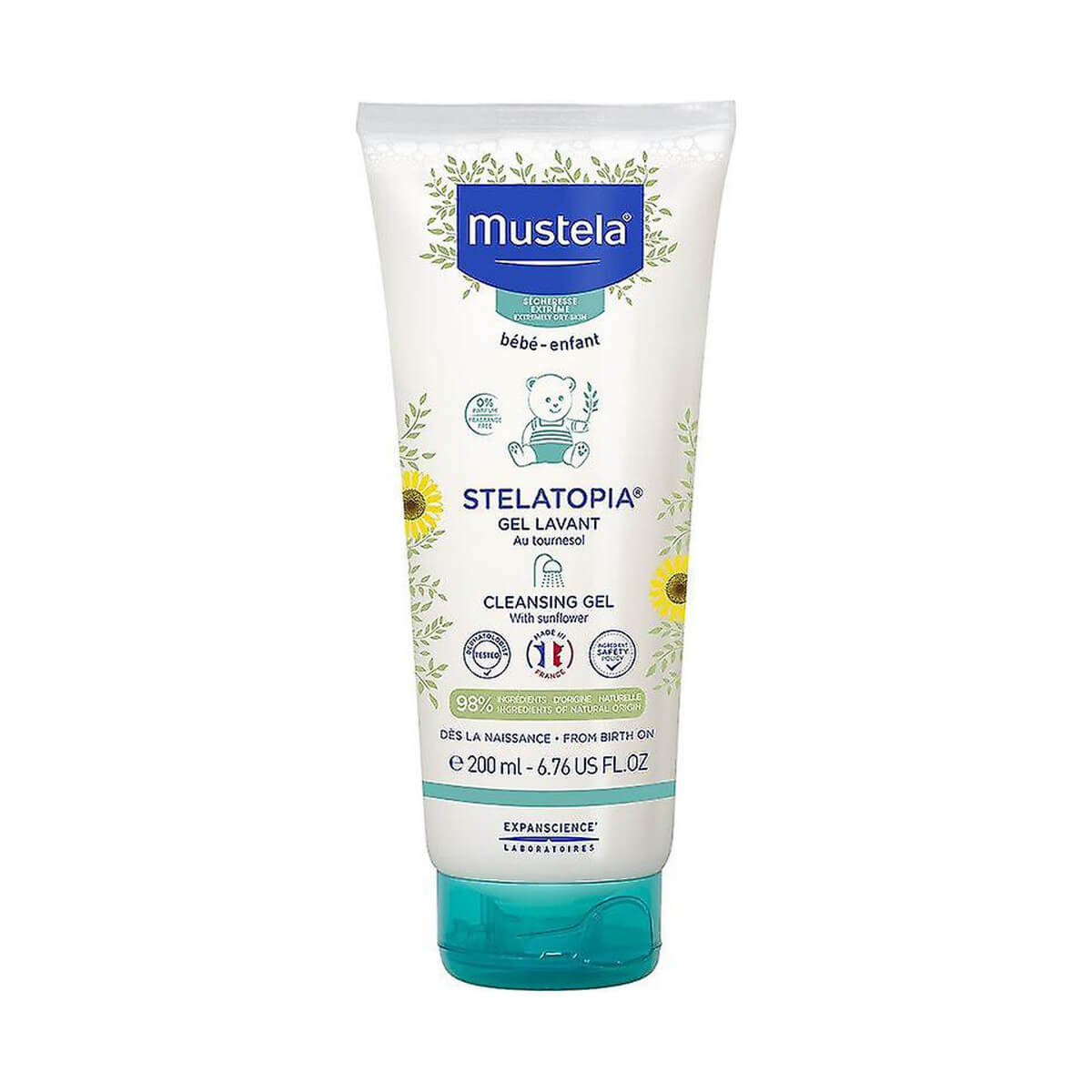 Mustela Stelatopia Cleansing Gel-Extremely Dry Skin 200mL