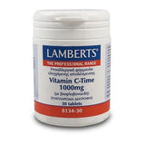 Lamberts Vitamin C-Time 1000mg 30 ταμπλέτες με βιοφλαβονοειδή
