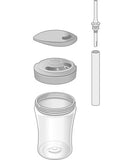 NUK Action Cup Ποτηράκι που Αλλάζει Χρώμα με Καλαμάκι για 12m+ Μπλε 230ml