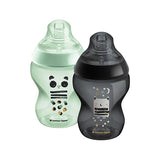 Tommee Tippee Πλαστικά Μπιμπερό Closer To Nature Με Θηλή Σιλικόνης Κατά Των Κολικών 0m+ 2 Τεμάχια 260ml (42252105)