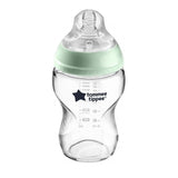 Tommee Tippee Closer To Nature Γυάλινο Μπιμπερό Με Θηλή Σιλικόνης Κατά Των Κολικών 0m+ 1 Τεμάχιο 250ml (42243890)