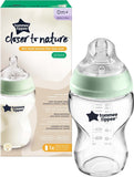 Tommee Tippee Closer To Nature Γυάλινο Μπιμπερό Με Θηλή Σιλικόνης Κατά Των Κολικών 0m+ 1 Τεμάχιο 250ml (42243890)