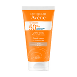 Avene Eau Thermale Spf50+ Tinted Cream For Dy Sensitive Skin 50ml Αντηλιακή Κρέμα Με Χρώμα