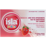 Isla Junior Παιδικές Καταπραϋντικές Παστίλιες για το Λαιμό με Γεύση Φράουλα 20τμχ
