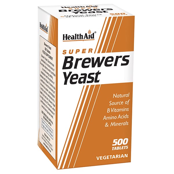 Health Aid Brewers Yeast (Μαγιά Μπύρας) 500 ταμπλέτες