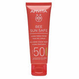 Apivita Bee Sun Safe Ενυδατική Κρέμα-Gel Προσώπου με Χρώμα SPF50 50ml