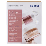 Korres Apothecary Wild Rose 2-Step Glow Boost Day Brithening Gel-Cream 40ml & Δώρο Spotless Serum 15ml