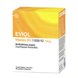 Eviol Vitamin D3 1200 IU Συμπλήρωμα Διατροφής 60 Μαλακές Κάψουλες