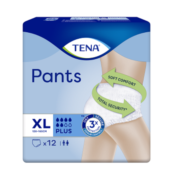 Tena Pants Plus X-Large 12 Τεμάχια