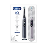 Oral-B iO Series 9 Duo Ηλεκτρική Οδοντόβουρτσα Black Onyx & Rose Quartz