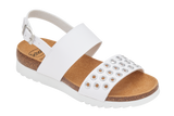 SCHOLL Magaluf Sandal White Γυναικεία Ανατομικά Σανδάλια F304071065