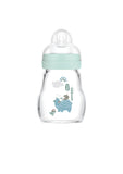 Mam Feel Good Γυάλινο Μπιμπερό 0+ Μηνών 170ml Μπλε (370SB)