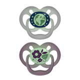 Dr Brown's Advantage Night Σιλικόνης για Κορίτσι 6-18m 2τμχ