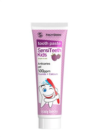 Frezyderm Sensiteeth Kids Tooth Paste 500Ppm Οδοντόκρεμα Για Παιδιά 3-6 Ετών 50ml