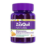 ZzzQuil Natura Μελατονίνη 30 Ζελεδάκια Με Γεύση Μάνγκο & Μπανάνα